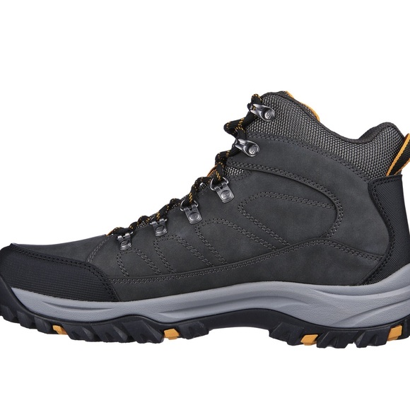 Skechers Men’s Relment Daggett Charcoal Relaxed fit Extra wide fit - Picture 3 of 5